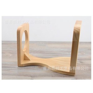 Support à café en bois avec porte-filtre et distributeur en verre pour usage domestique, style américain, design en bois massif à deux niveaux - Product Image 2