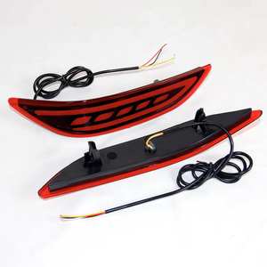 Nouveau réflecteur LED MINGLIDA pour pare-chocs arrière, feu d'avertissement de freinage pour City 2014-2016, mise à niveau 12V avec garantie de 24 mois - Product Image 3