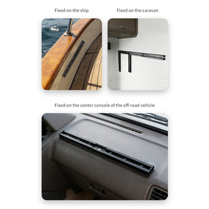 DIY Assembly Combined Joined Dash Track Car Interior Electronic Device Mounting Slide Rail - Product Image 6