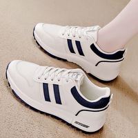 Zapatillas Deportivas Casuales de Mujer con Cordones Clásicos a la Moda, Transpirables y Ligeras para Caminar
