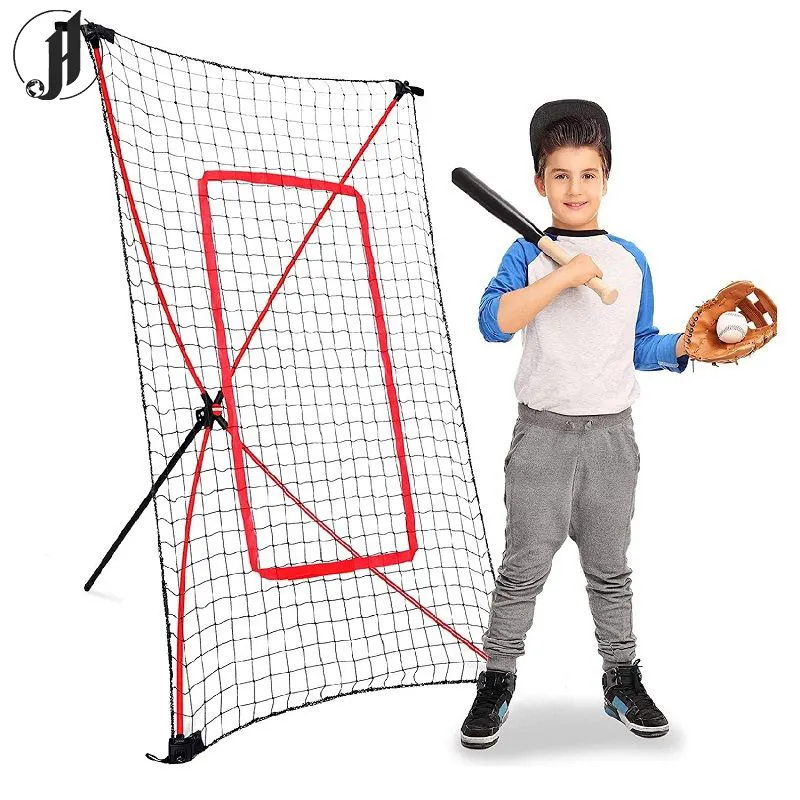 Hj Concurrerende Prijs Outdoor Pitching Honkbal Net Dagelijkse Training Softbal En Honkbal Pitching Net Draagbaar Honkbal Rebound Net