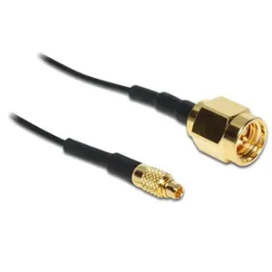 Alta Qualidade 30Cm RP-SMA Feminino Interruptor Para MMCX Masculino Ângulo Direito Rf Rg316 Cabo Coaxial Wifi Antena Conector