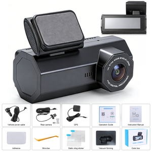 Cámara <span class=keywords><strong>de</strong></span> Coche Universal Delantera/Trasera 4K, Cámara <span class=keywords><strong>para</strong></span> Vehículos con Control Inalámbrico por WiFi y Aplicación, Visión Nocturna, WDR, Modo <span class=keywords><strong>de</strong></span> Estacionamiento 24/7 - Product Image 6