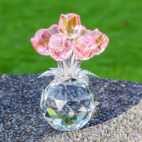 Vase à bouquet de roses gravé au laser avec impression UV, design floral romantique - Cadeau pour la Saint-Valentin, la fête des mères