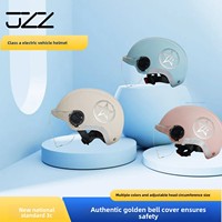 Casque semi-intégral ABS pour véhicule électrique, certifié 3C, conforme aux normes nationales, neuf, directement d'usine, compatible toutes saisons, unisexe adulte
