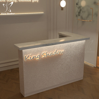 Nouveau comptoir de réception simple pour salon de beauté, table de bar pour magasin de vêtements, personnalisation de caisse enregistreuse