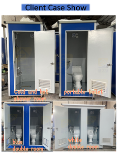 Baño Portátil Económico en Oferta, Prefabricado con Paneles Sándwich, Inodoro Móvil Pequeño - Product Image 2