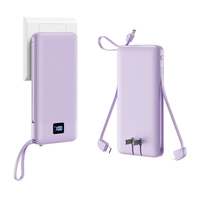 Chargeur portable XEGNER 10000mAh 22.5W Batterie Li-Polymère Prise murale 2 câbles Chargeur pour iWatch