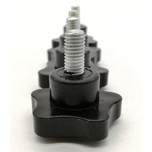 Star Handle Screw M6 M8 M10 Black Plastic Hand Tightening <b>Fastener</b> Hardware Accessory - Product Image 5