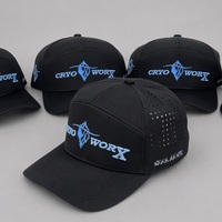 Gorra de Béisbol Estructurada con Logotipo Personalizado, Transpirable, con Malla Perforada con Láser, Ajustable para Deportes al Aire Libre