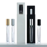 Flacon de parfum vide rechargeable de 10 ml de qualité supérieure, personnalisable, avec atomiseur, dans une boîte en papier