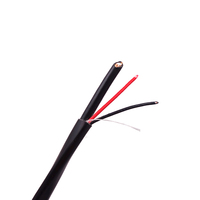 Cable de cámara CCTV 75Ohm Cable de alimentación de acero de cobre Cable coaxial combinado con cable de alimentación Rg6 RG59 con 2DC