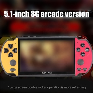 Venta caliente Pantalla de 5,1 pulgadas X7 Plus reproductor de juegos portátil películas de libros electrónicos 8 bits 8GB 10000 + juegos consolas de videojuegos clásicos - Product Image 6