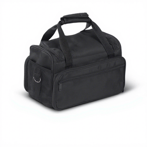Bolsa de almacenamiento multifuncional para peluquería, bolsa de herramientas, bolso de hombro negro con tijeras y clips para uso de peluquero - Product Image 4