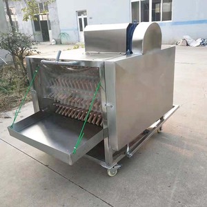 Plumeuse à haute vitesse pour volailles, machine à plumer les poulets, cailles et pigeons, échaudeuse 200-300 oiseaux/lot - Product Image 4