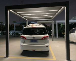 Écran latéral Étanche Gazebo Extérieur Moderne En Aluminium <span class=keywords><strong>Louvre</strong></span> Toit patio toit réglable terrasse pergola gazebo avec côté - Product Image 1