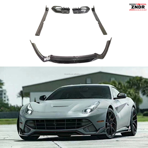 ชุดแต่ง DMC สำหรับ Ferrari F12 Tdf ทำจากคาร์บอนไฟเบอร์ รุ่นใหม่ อัพเกรด ลิปหน้า ดิฟฟิวเซอร์หลัง สเกิร์ตข้าง สปอยเลอร์หลัง พร้อมคลิปยึด - Product Image 1