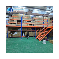 Jracking Heavy Duty Storage Racks Système de rayonnage mezzanine en acier à plusieurs niveaux pour le stockage en entrepôt