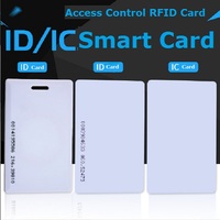 Carte RFID de contrôle d'accès 13,56 MHz en PVC, puce MF M1, lecture/écriture en usine