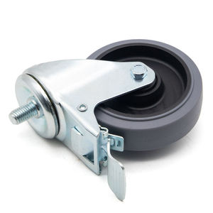 Advanced Solid Polyurethane Workbench <b>Wheels</b> Set Of <b>4</b> Pack 360 Degree Swivel And Anti-Skid Texture For Dolly <b>Trolley</b> - Product Image 3