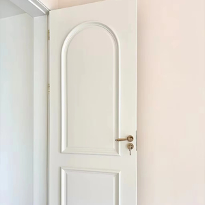 <span class=keywords><strong>Porte</strong></span> d'entrée intérieure en bois massif de style français moderne et luxueux, à ouverture latérale, pour salon et salle à manger, prix d'usine - Product Image 1