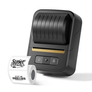 Jiuyin Label Maker <b>Printer</b> 2000mAh Battery for Interface 203dpi 102M Printing 50mm <b>Cable</b> Tags Private Mold SDK 1-Year - Product Image 1