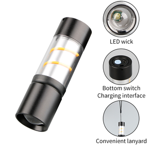 Venta caliente recargable multifuncional iluminación nocturna compacto brillante potente recargable LED linterna Camping linterna - Product Image 1
