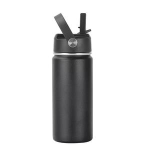 Bouteille d'eau isotherme portable en acier inoxydable 304, grande capacité, avec poignée et paille, pour le sport et les voyages transfrontaliers - Product Image 5