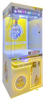 Jeux d'arcade à pièces, accepteur de billets de banque de dessin animé, paiement sans argent liquide, machine à griffes à capsules de jouets