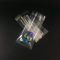 Lot de 100 sacs en plastique transparents jetables personnalisés, imprimés en héliogravure, auto-scellants, imperméables, pour bonbons, en-cas, emballages cadeaux