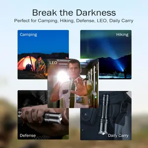 <span class=keywords><strong>Linterna</strong></span> Táctica Potente <span class=keywords><strong>Klarus</strong></span> XT11R, LED SST-40, 1300lm, Resistente al Agua, Alcance de Haz de 200m, con Batería Recargable 18650 - Product Image 6