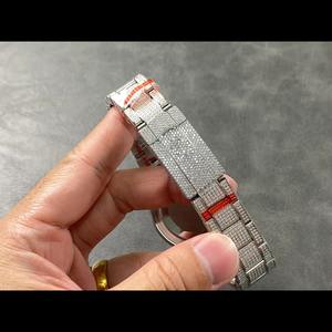 Reloj Mecánico de Lujo Personalizado con Diamantes de Sílice 18k, Alta Calidad 904, Multifunción, Automático, para Parejas - Product Image 5