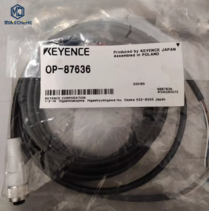 KEYENCE OP-87636 M12 Straight Connector <b>Cable</b> 2m Oil-resistant for LR-T Series TOF Laser Sensor OP 87636 - Product Image 1