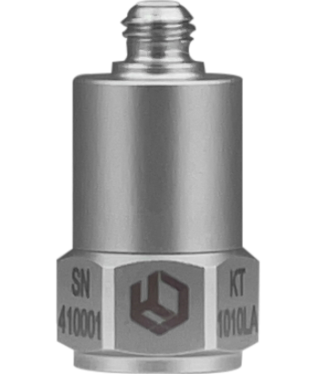 PE Charge Output Piezoelectric Accelerometer 20pC/g Single Axis Vibration Sensor 0.5-10kHz 1 Axis Acceleration Transducer KT1002