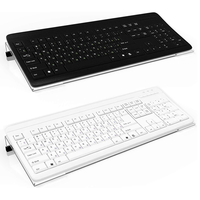 Support de clavier en acrylique, support de clavier d'ordinateur pour une frappe ergonomique facile