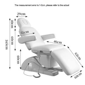 थोक गर्म बिक्री सैलून स्पा टैटू इलेक्ट्रिक सौंदर्य बिस्तर 3/4 मोटर्स पूर्ण फ़ंक्शन समायोज्य मालिश तालिका - Product Image 2