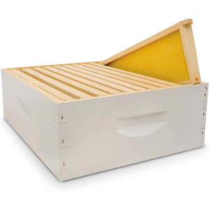 Équipement d'apiculture Ruche non assemblée pour abeilles Ruches peintes à la pulvérisation 10 cadres Ruche d'abeilles en bois Langstroth Ruche - Product Image 2