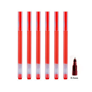 Stylo signature à séchage rapide, vente chaude, prix bas, 0,5 mm, stylo gel en plastique promotionnel, logo personnalisé pour le bureau, l'école - Product Image 3