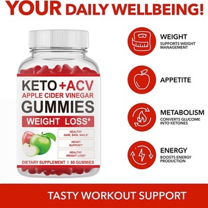 Gomitas Adelgazantes de Vinagre de <span class=keywords><strong>Sidra</strong></span> de Manzana Keto, 60 Unidades, para Mujeres Embarazadas, <span class=keywords><strong>Precio</strong></span> al por Mayor - Product Image 1