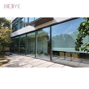 Système de portes coulissantes électriques en aluminium avec cadre en verre trempé certifié NAFS AS2047, portes coulissantes cachées pour patio - Product Image 5