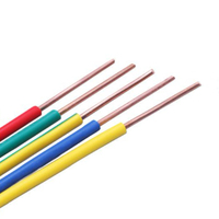 Cable Eléctrico Flexible para Construcción, de Cobre Sólido Libre de Oxígeno, Aislado con PVC Resistente al Fuego, de un Solo Núcleo, BVR, Rollo de 100M
