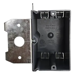 1-Gang Gray Color PVC New Work Switch/Outlet Box With Adjustable Bracket 21 Cu.In Electrical Box America Market