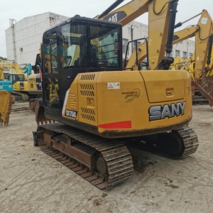 Excavadora Usada Sany SY75C de 7 Toneladas, Fabricada en China, en Buen Estado, a la Venta en Shanghái - Product Image 1