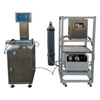 2023 Machine de remplissage de gaz dioxyde de carbone CO2 semi-automatique 0.6L pour bouteille de gaz