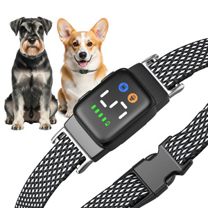 Collar Antiladridos Mini Bark Stopper Negro, Control Automático de Ladridos para Perros con Pantalla LED, para Perros Pequeños y Medianos - Product Image 1