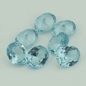 Precio de piedra preciosa nanosital ovalada aguamarina creada en laboratorio - Product Image 4
