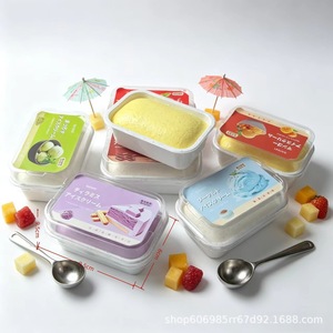 New net red PU slow rebound ice cream <b>box</b> wet soft sticky feel pinch <b>music</b> student decompression toys wholesale - Product Image 1