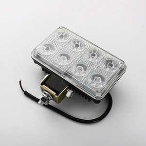 Faros LED cuadrados de 8 luces LED para excavadora, luz de techo para coche, luz de haz alto, voltaje personalizable 930 - Product Image 2