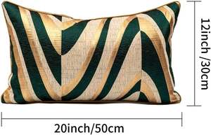 Custom <strong>Emerald</strong> <strong>Green</strong> <strong>Cushion</strong> <strong>Cover</strong> 45x45 Luxury Jacquard Throw Pillow Case Sofa Seat <strong>Cushion</strong> <strong>Cover</strong> Decorative Pillow Cases - Product Image 4