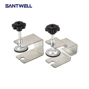 Pince d'installation robuste pour façades de tiroirs, gabarit d'alignement réglable pour armoires, outil en U épaissi à dégagement rapide - Product Image 1